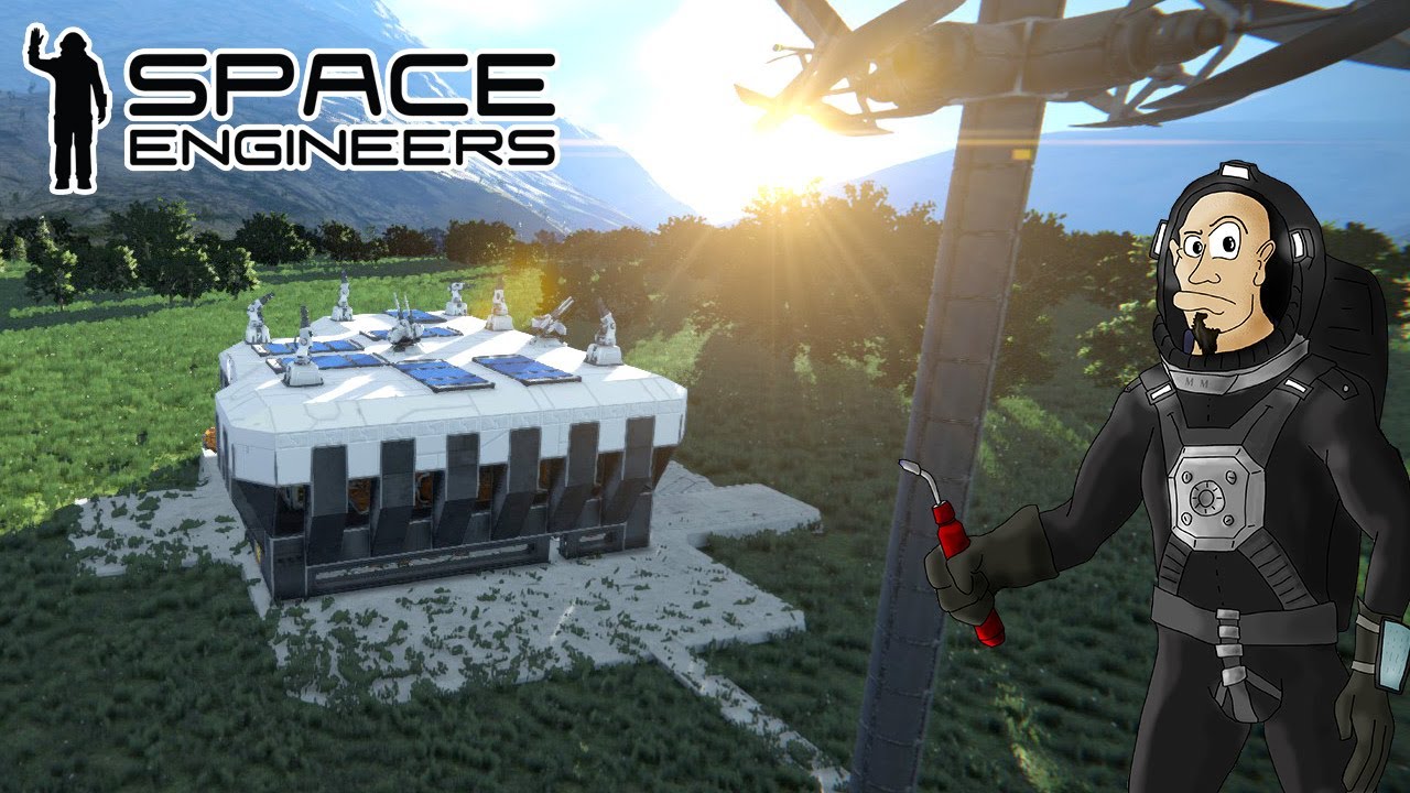 Let's play Space Engineers: Episode 16 - Verteidigungsmaßnahmen