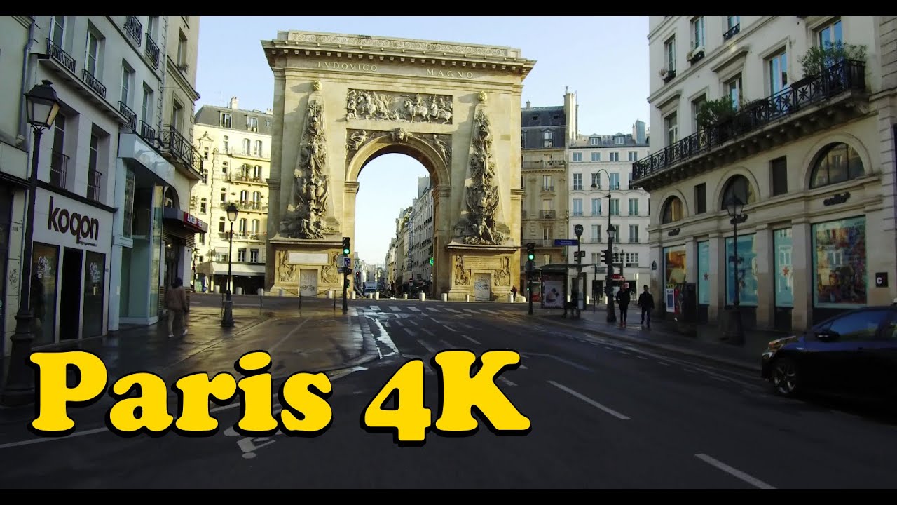 Walk around Paris France. [4K] Place de la République - Place de la Concorde - Trocadéro.