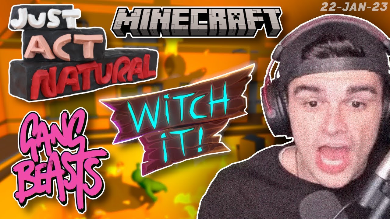 Minecraft w/ Karl & Tina, then VARIETY w/ friends😄 - Foolish VOD