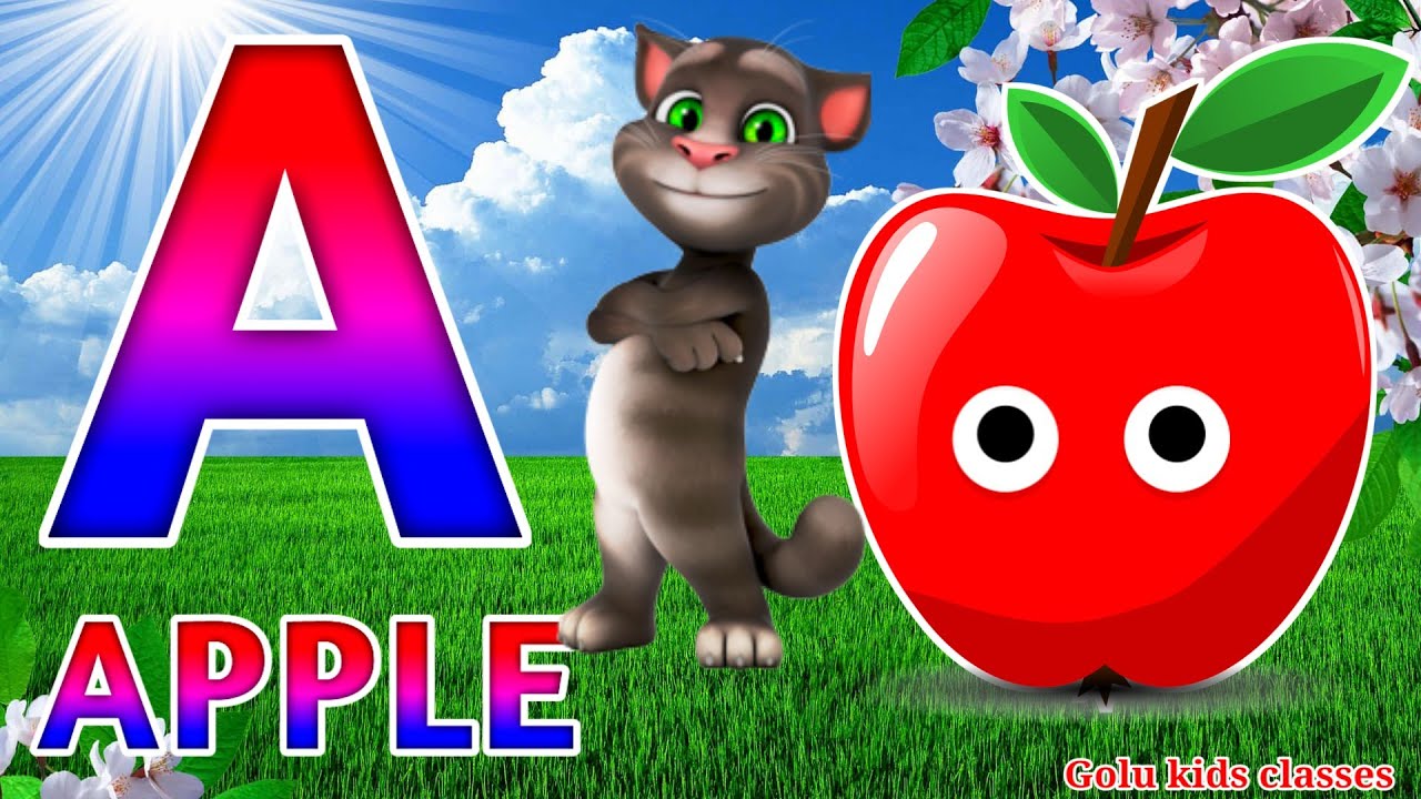 Phonics Song 2 with TWO Words in 3D - A For Airplane - ABC Alphabet Songs with Sounds for Children