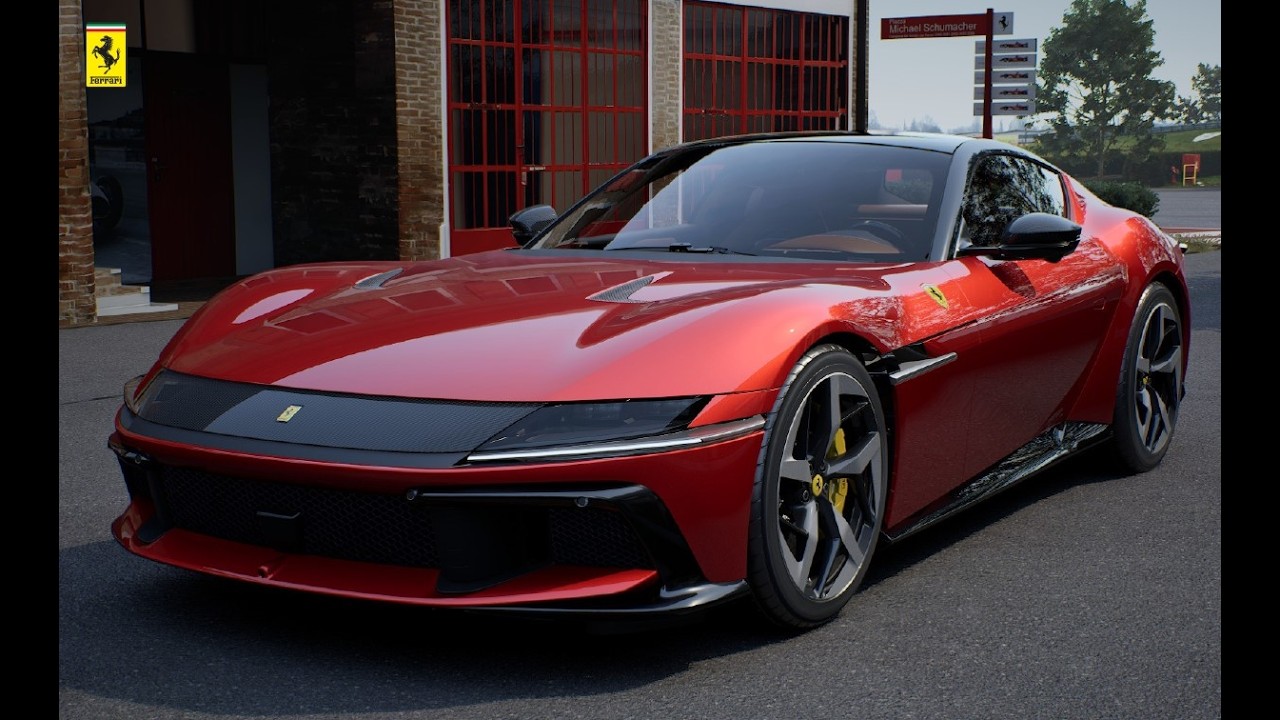 Ferrari 12 Cilindri Rosso Magma / Cuoio (build)