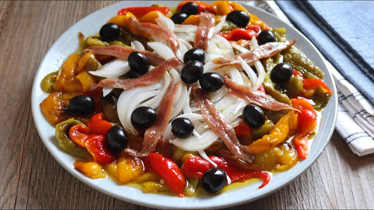 Ensalada de pimientos asados