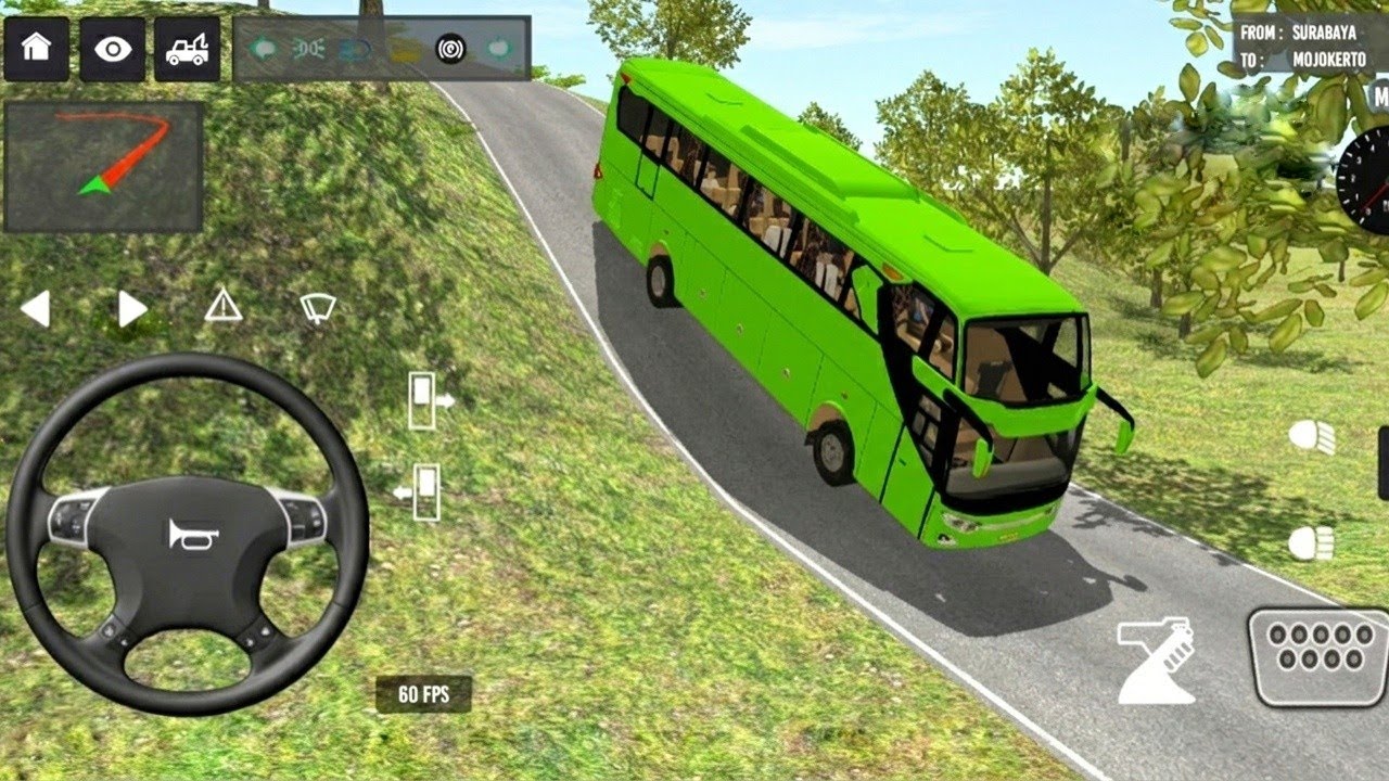 😍Bus Simulator 3D || 🔥New Euro Coach ll NEW BUS SIMULATOR INDONESIA