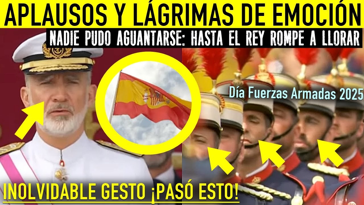 ESPAÑA TIEMBLA DE ORGULLO: PELOS DE PUNTA AL PONER EN PIE LAS FUERZAS ARMADAS DESPERTANDO ADMIRACIÓN