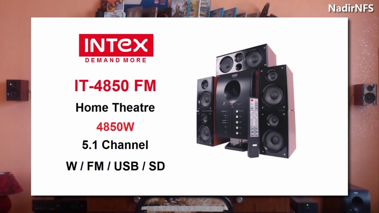 Test sound quality of Intex IT-4850FM 5.1 by NadirNFS