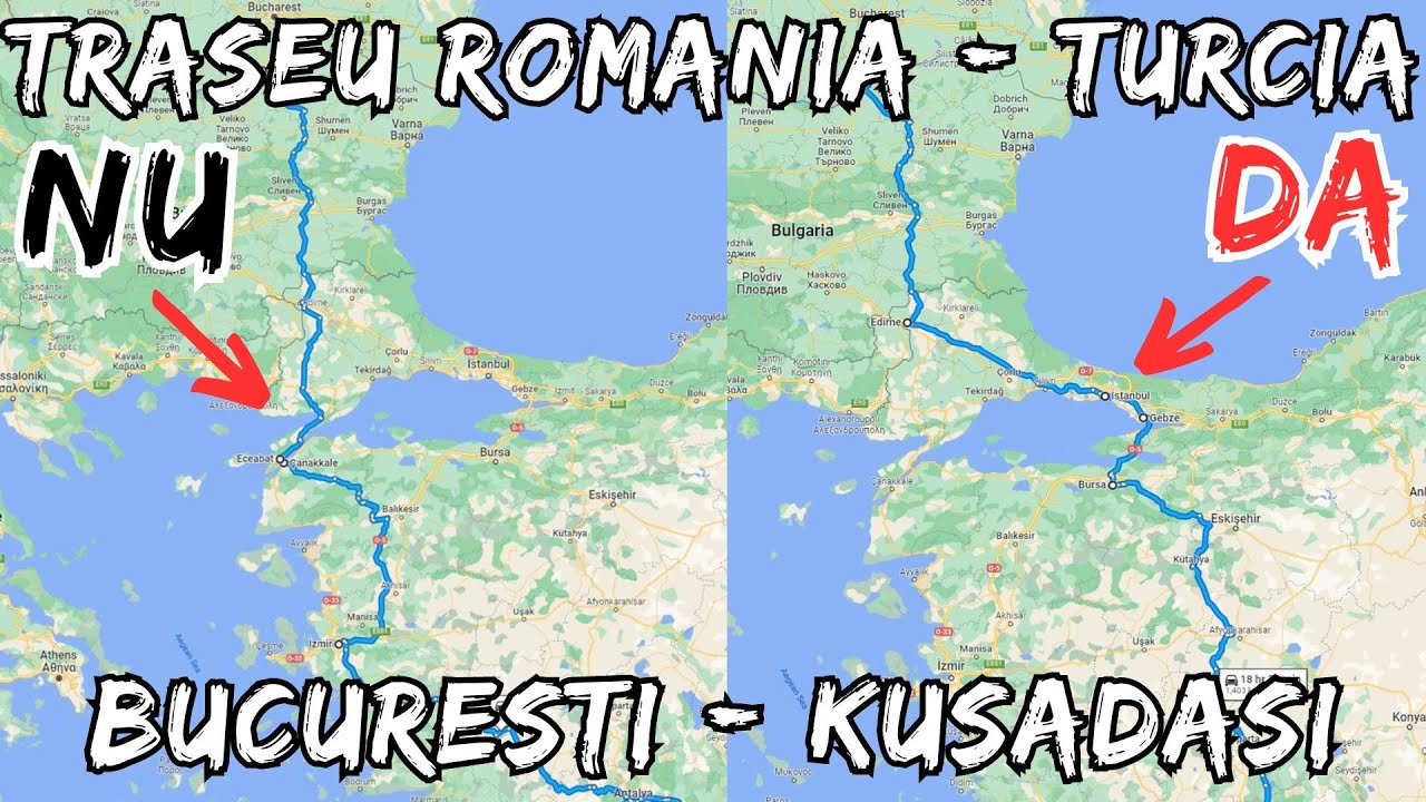 Traseu Bucuresti Romania - Turcia Kusadasi 2024 - Probleme, Politie, Acte, Taxe, Granite, Benzina