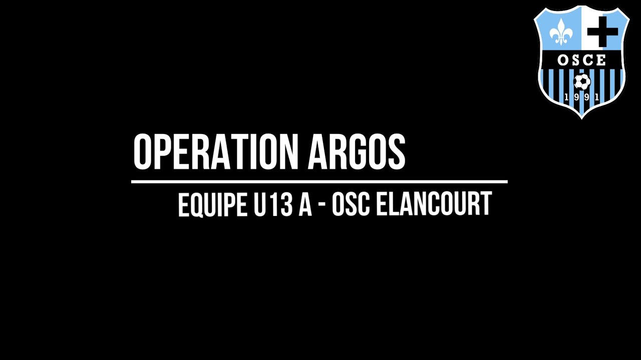 EPPIQuement OSC Elancourt - Projet ARGOS - Partie 1