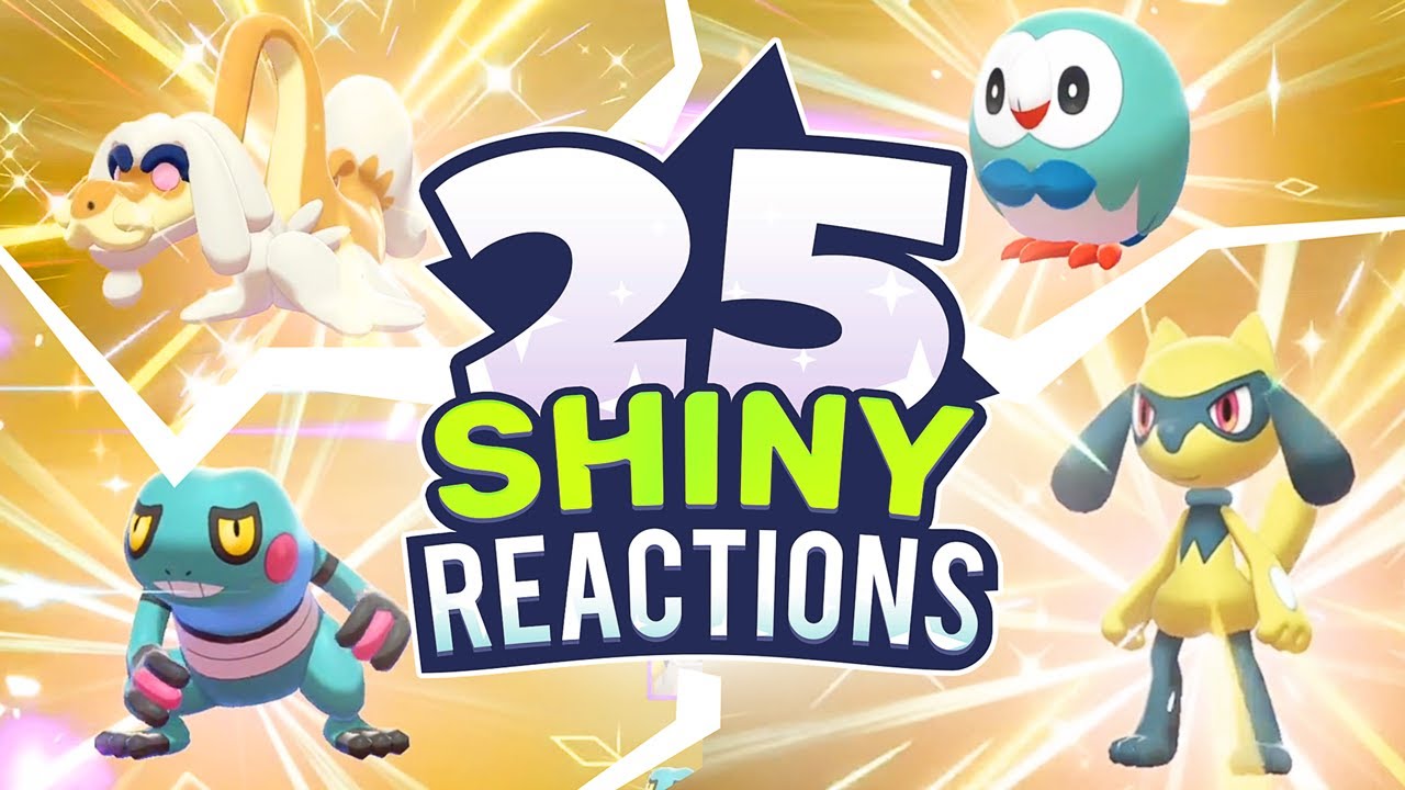 25 EPIC SHINY REACTION MONTAGE | Pokemon Sword and Shield