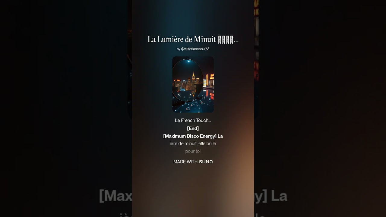 AI Music La Lumière de Minuit