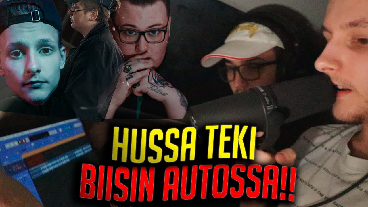 Olin mukana Hussan ja Daniel Okaksen keikkareissulla ja tehtiin autossa biisi!