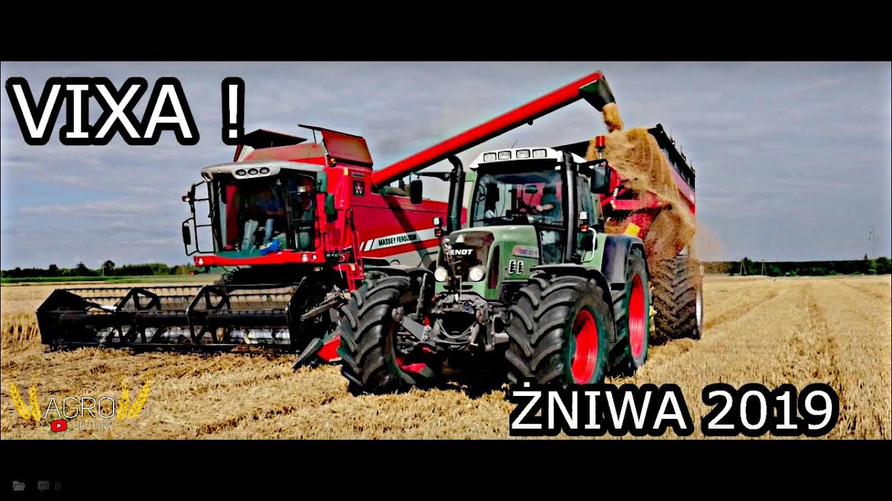 Żniwa Pszenicy Na Pełnej VIXE 2019 | Massey Ferguson 7260 | Fendt 820 | Metaltech PP14