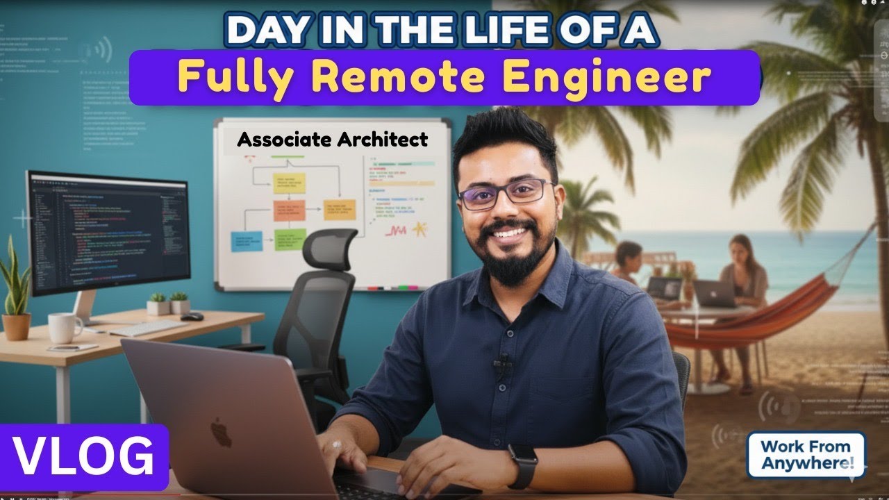 Day in the Life of a Fully Remote Engineer(Associate Software Architect) - Vlog