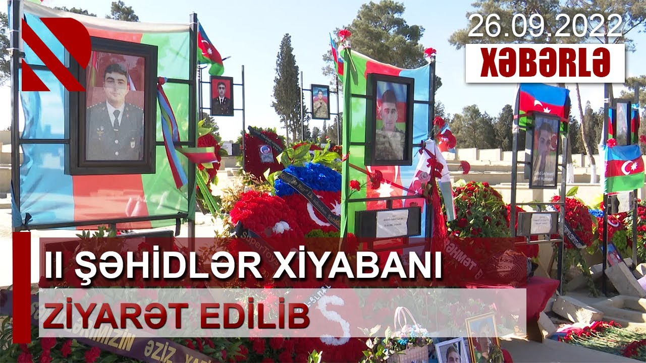 II Şəhidlər Xiyabanı ziyarət edilib