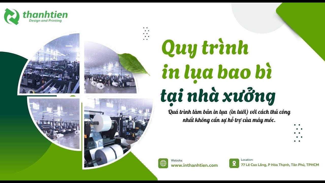 Chụp bản in lụa bằng bàn chụp thủ công chi tiết nhất | inthanhtien.com