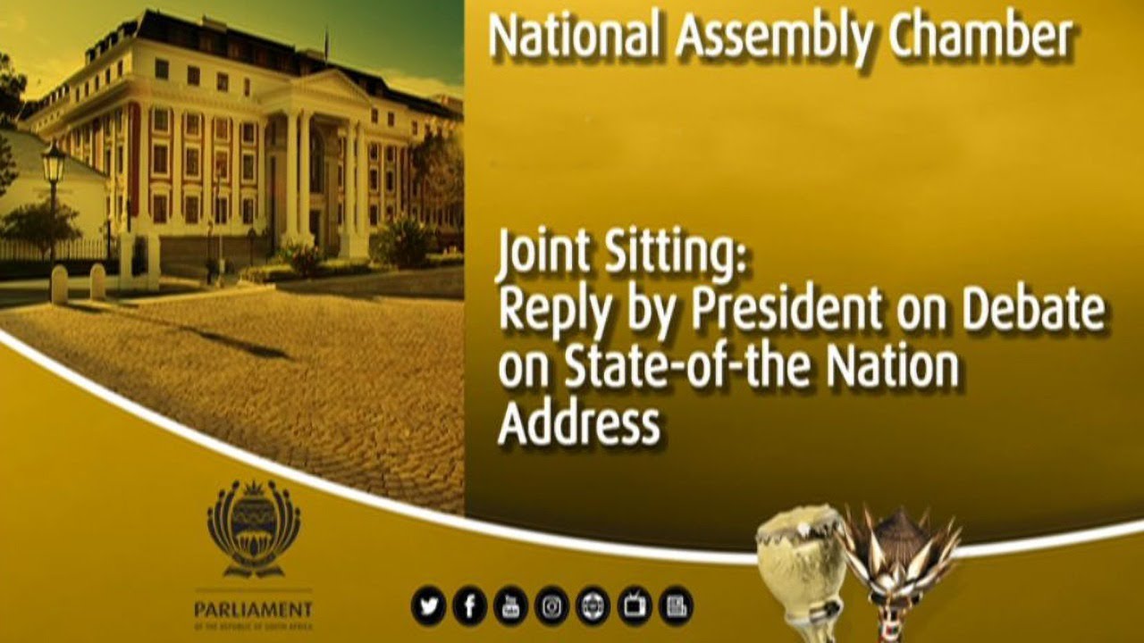 President Cyril Ramaphosa replies to SONA debate