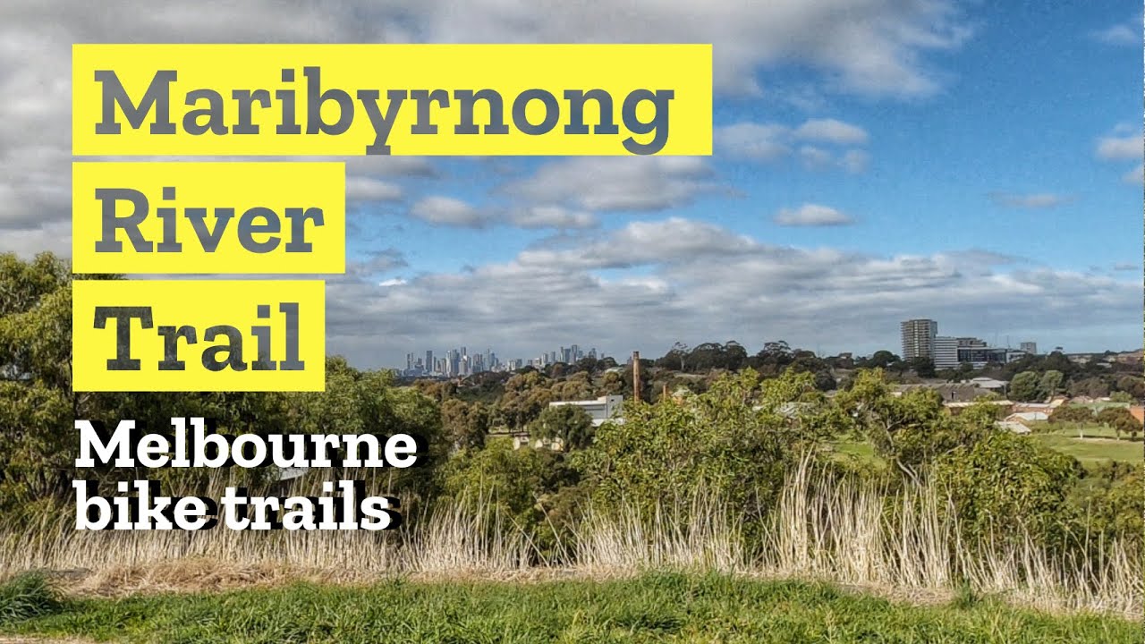 Maribyrnong River Trail - city views | Melbourne bike trails