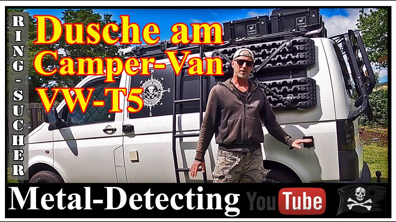 Tutorial Dusche am VW T5 / T6. Unterflurtank u. Wassersteckdose am T5. Duschen am Camper - Van.