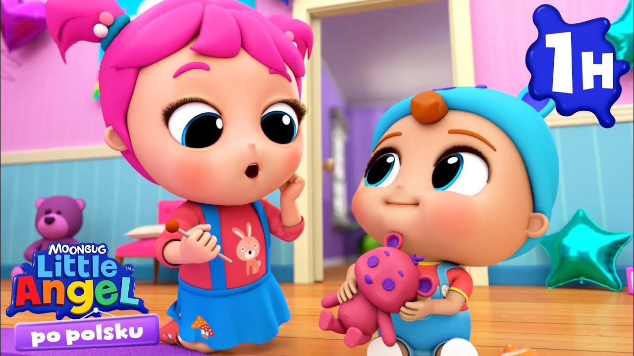 Uwielbiam mój domek dla lalek | Piosenki Dla Dzieci 👼🏻 Little Angel Po Polsku 60 minut