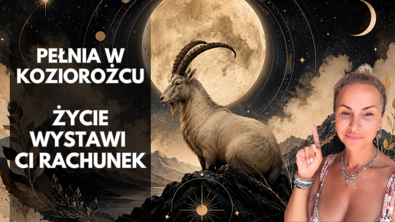 30.06.26 PEŁNIA W KOZIOROŻCU- TEN JEDEN DZIEŃ MOŻE ZMIENIĆ WSZYSTKO! MERKURY W RETRO, JOWISZ W LWIE.