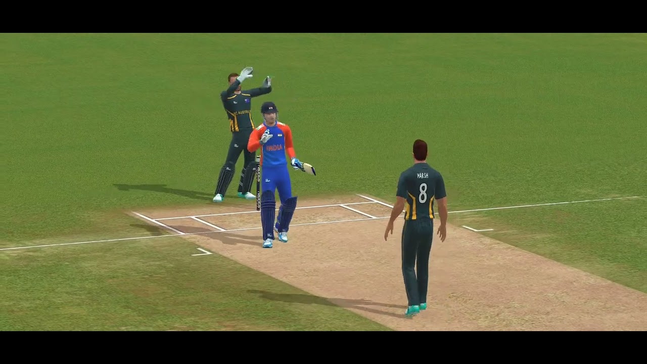  Real Cricket, India vs australia. First inning