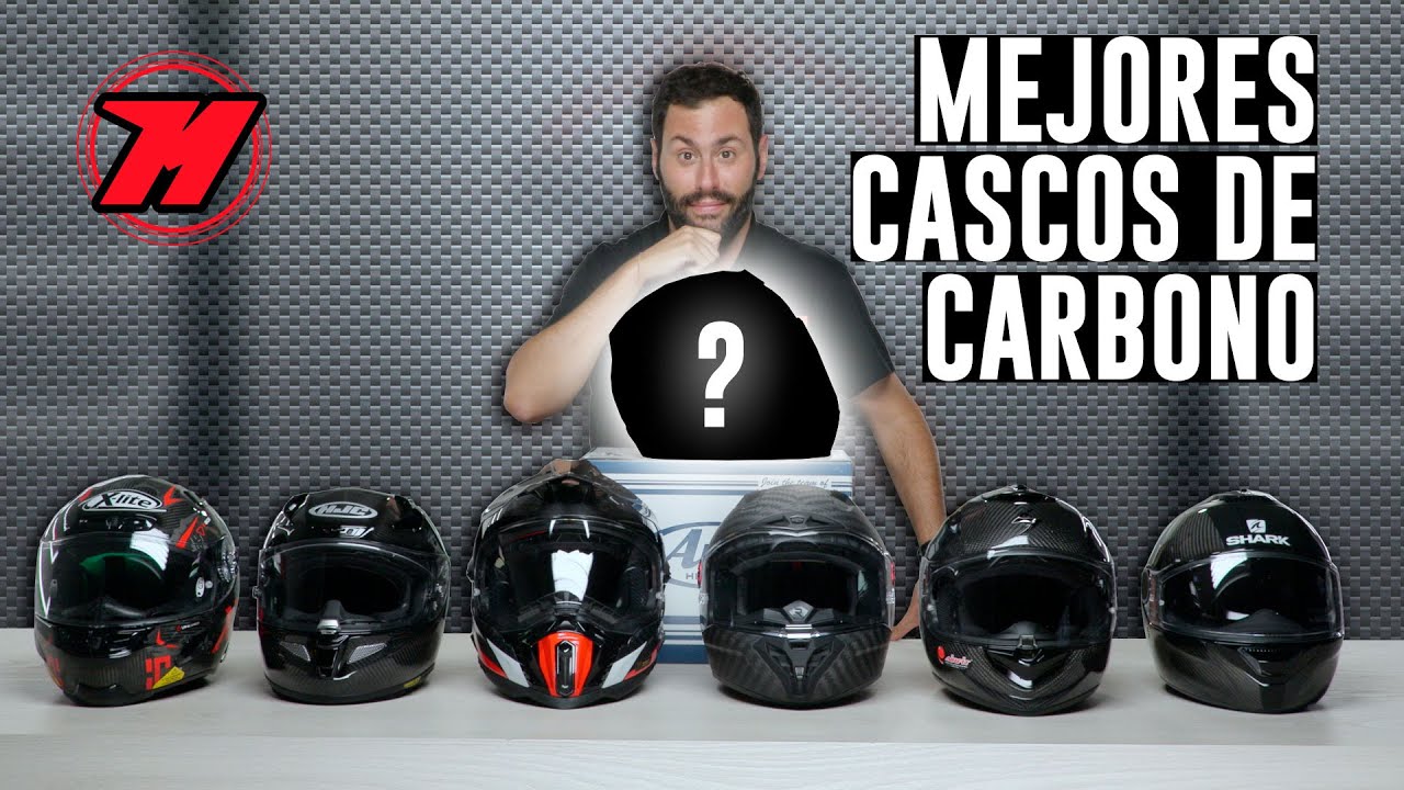 Mejores cascos de MOTO DE CARBONO. ¿Cuál elegir? 🤔🔝
