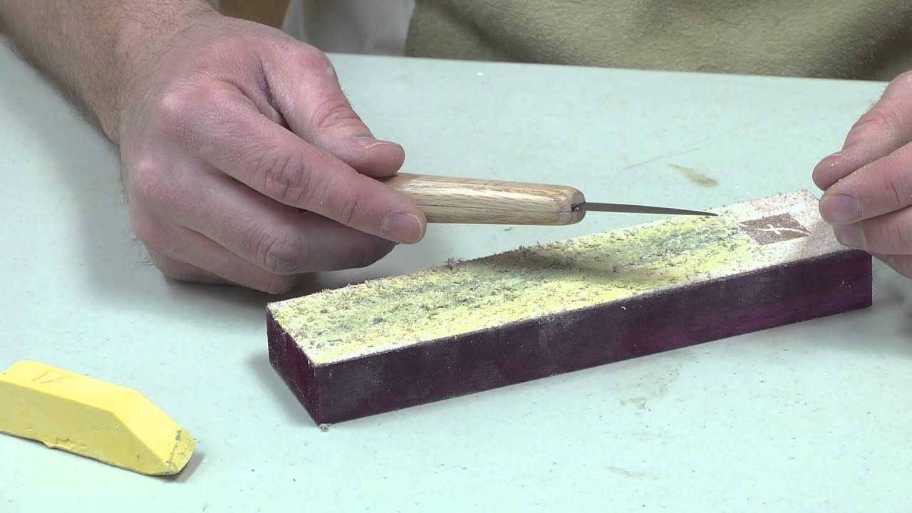How to sharpen using the Flexcut Knife Strop