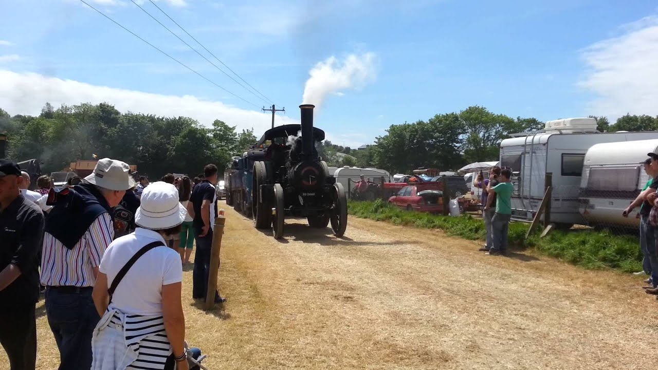 Fowler B6 pulling 52 tonnes at Innishannon 2013