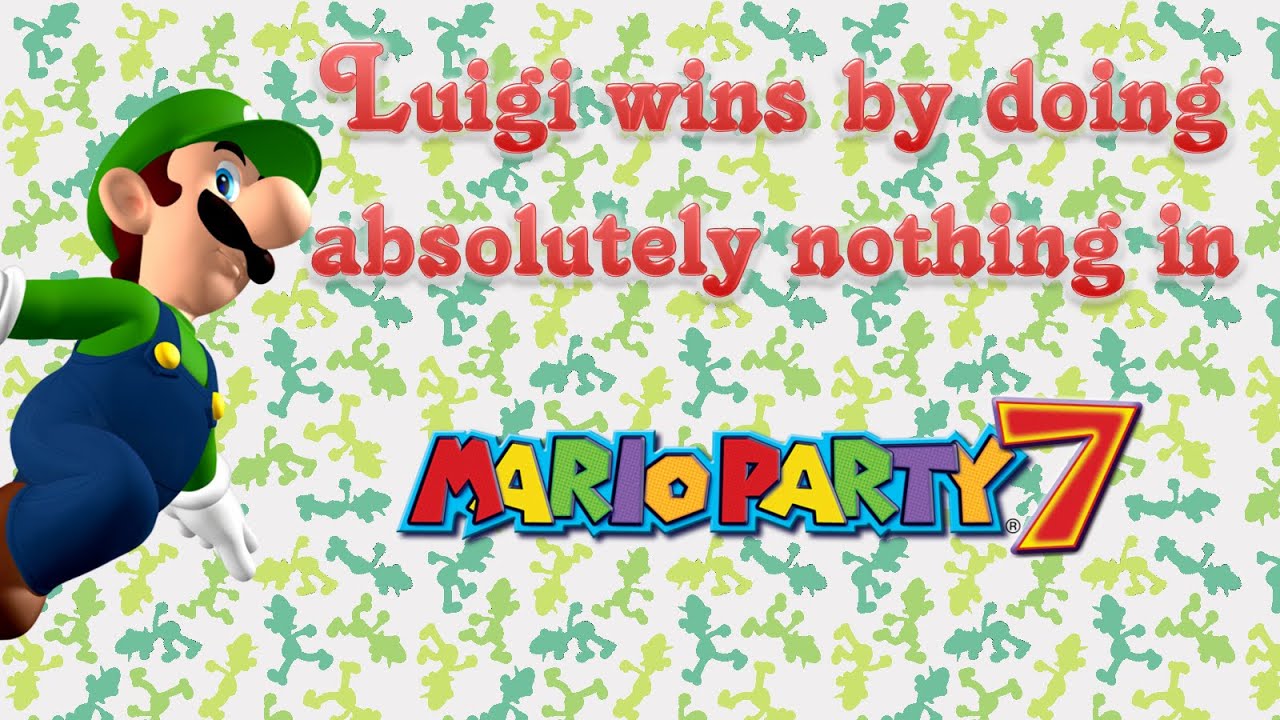 Mario Party 7 — Луиджи побеждает, не делая абсолютно ничего