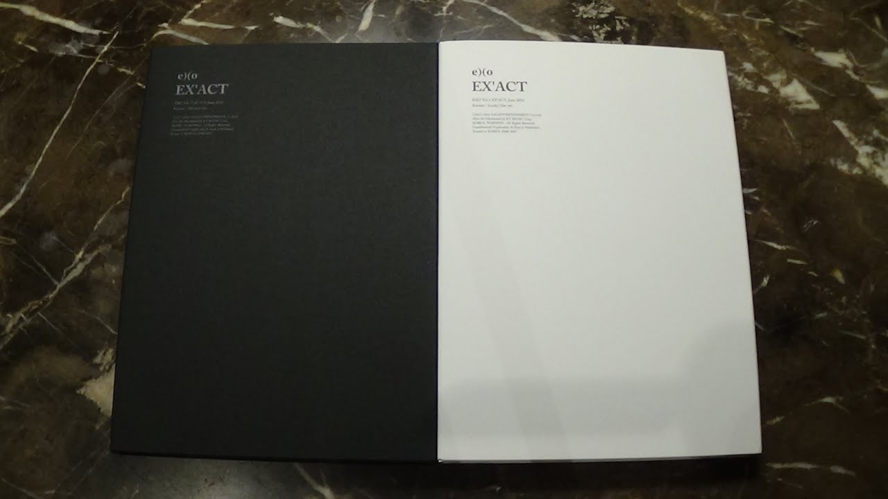 Unboxing EXO 엑소 3rd Korean Studio Album EX'ACT (Monster & Lucky One Version)