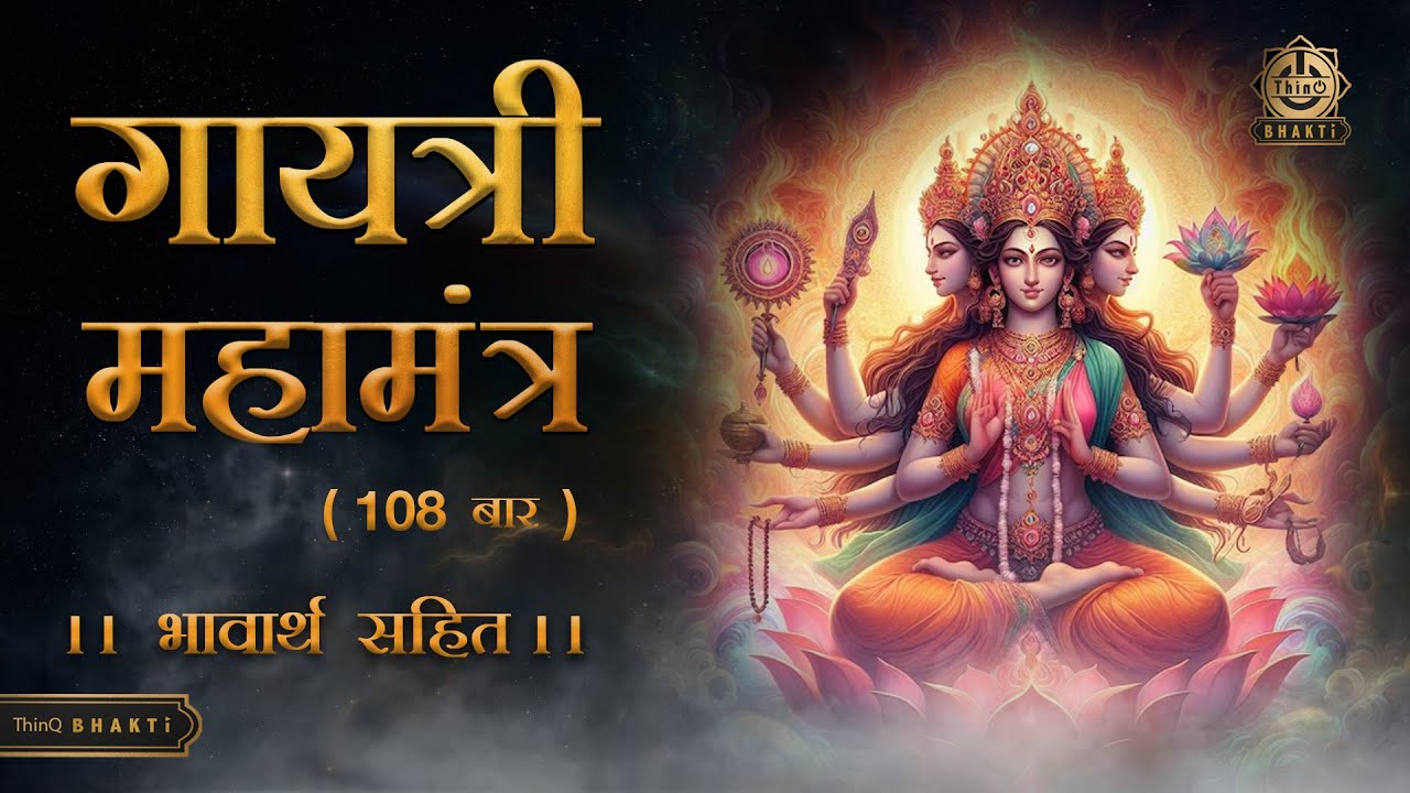 Gayatri Mantra108 Times|गायत्री मंत्र|Om Bhur Bhuva Swaha|ॐ भूर्भुवः स्व|Gayatri Mantra For Healing