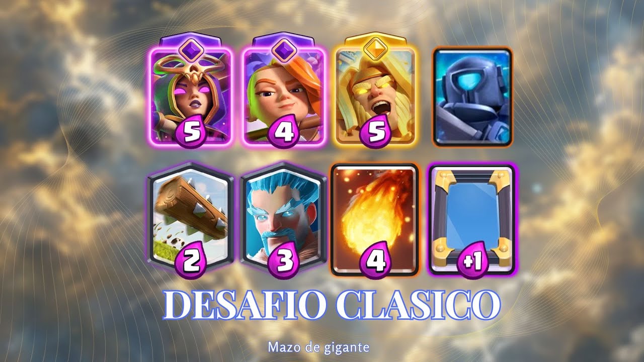 🏆 DESAFÍO CLÁSICO GANADO 🔥 | MAZO DE GIGANTE 💪 Clash Royale