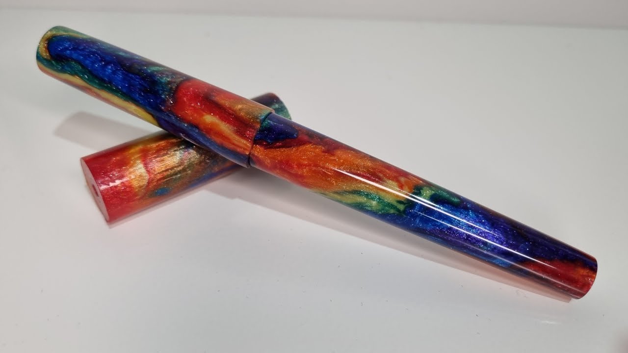 Turning a Bespoke or Kitless Fountain Pen Bock Nib Section 5/5