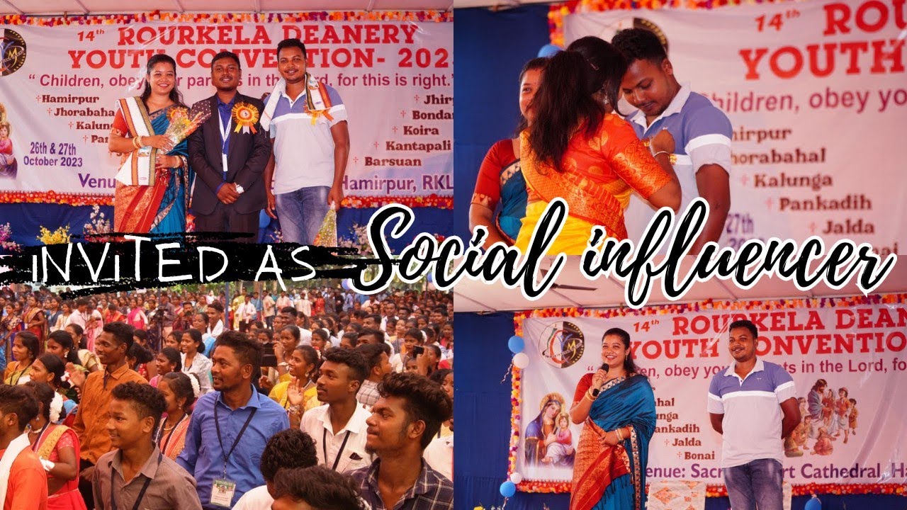 ROURKELA deanery youth convention 2023 || Invited as SOCIAL INFLUENCER || #rourkelayoutuber