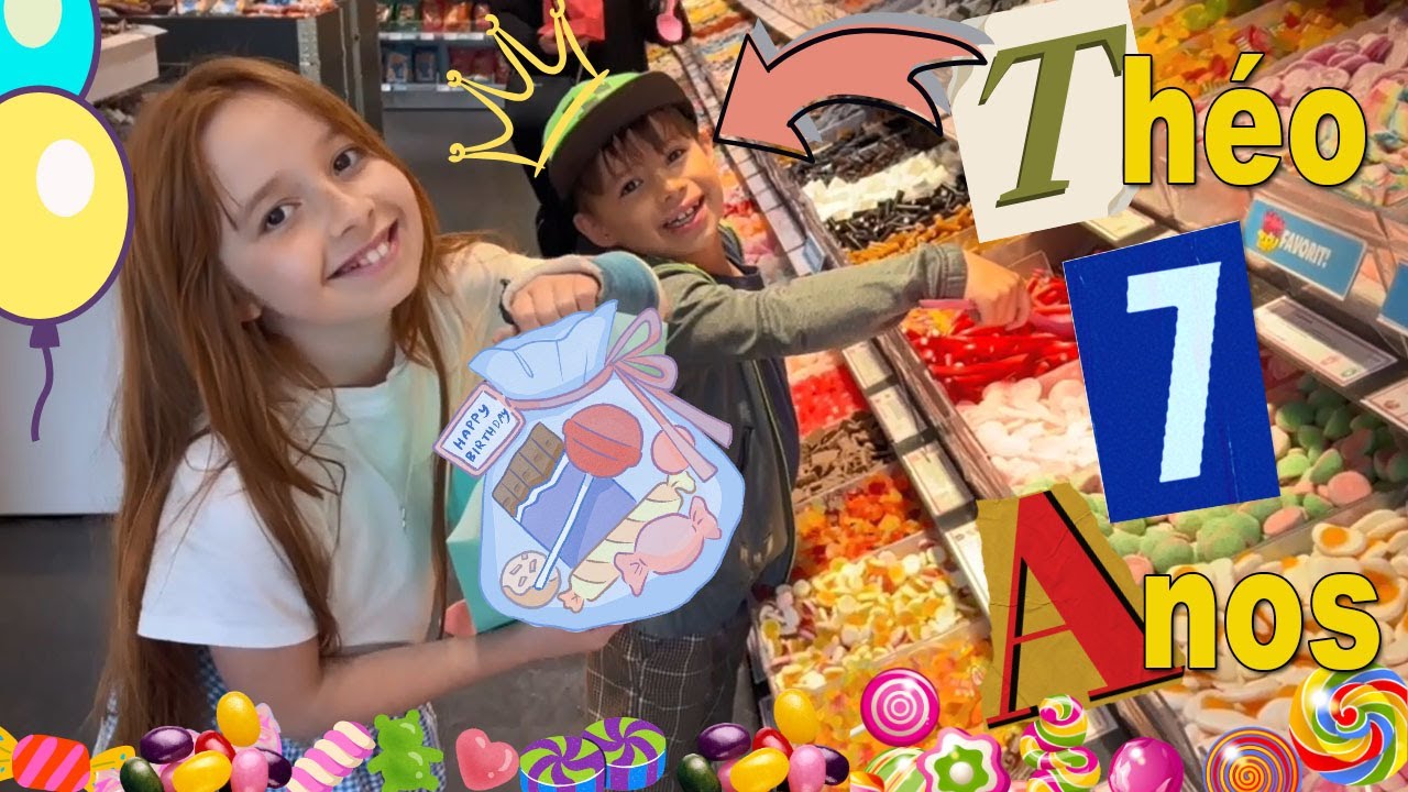 Dia Especial para Meu Filho! Festinha de 7 anos do Théo + Sacolinha de Doce  🤩🍭 #VidaNaSuécia