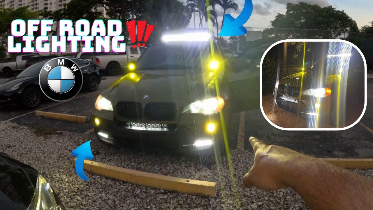 Installing Off-Road Lighting On My BMW X5 😳‼️🔥| E70 Overland Build