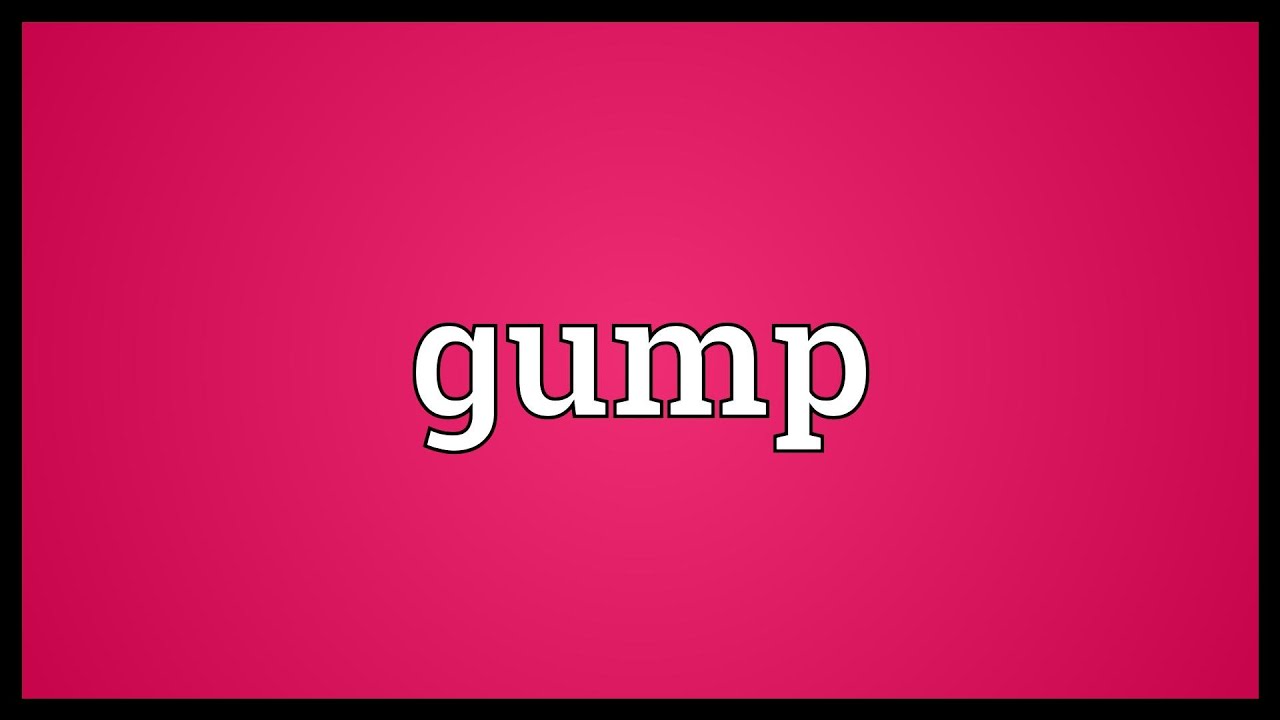 Gump Meaning