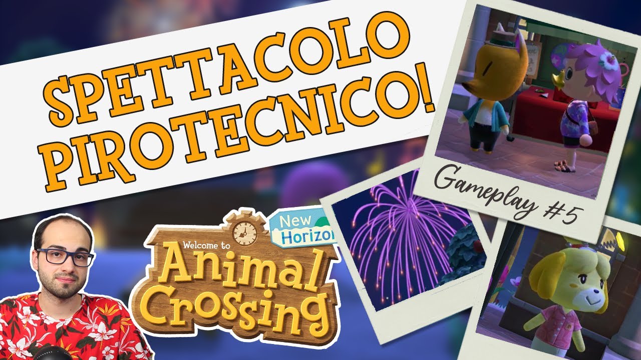 FUOCHI D'ARTIFICIO! I premi di VOLPOLO e lo spettacolo pirotecnico! Animal Crossing New Horizons ITA