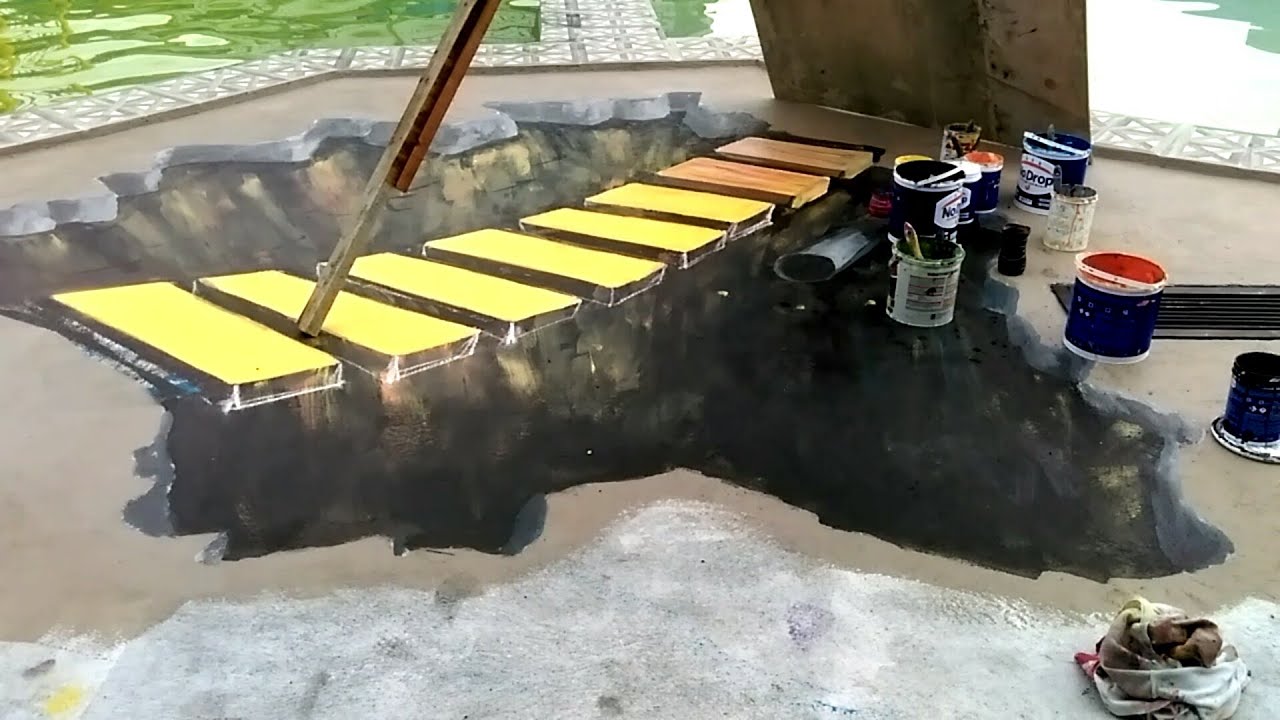 Belajar Tehnik Dan Cara Gambar 3D Di Lantai
