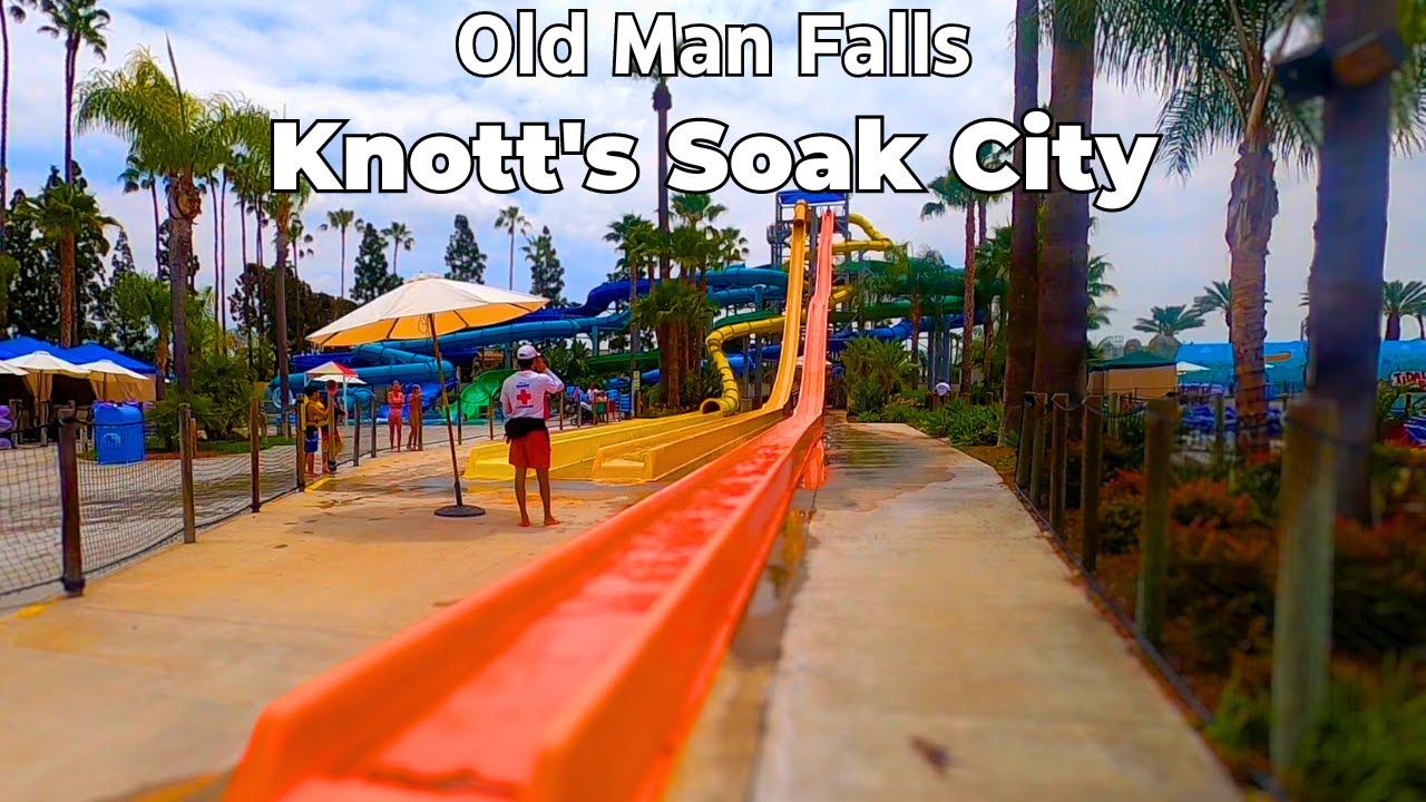 Old Man Falls Speed Slides at Knott's Soak City POV