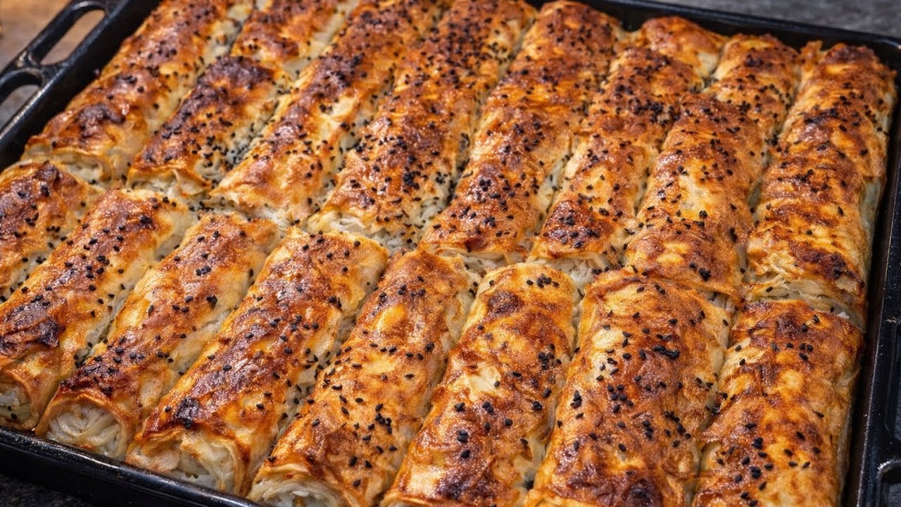 Идеальный Турецкий Бёрек с хрустящей корочкой. Бёрек, который тает во рту. Просто и очень вкусно 