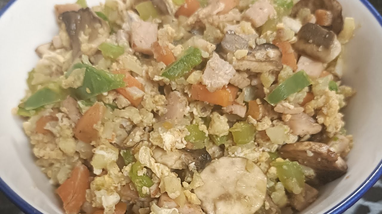 Nanny D's low carb journey: Special fried cauliflower rice 