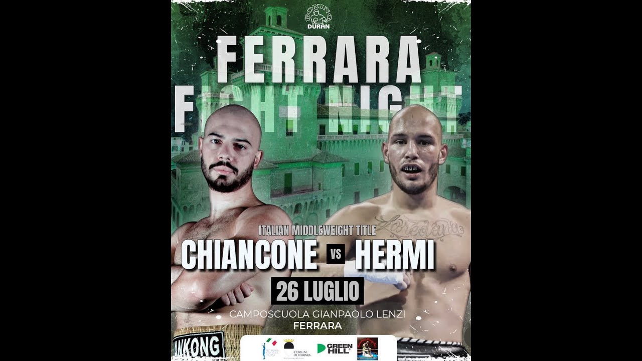 TITOLO ITALIANO MEDI | LUCA CHIANCONE VS YASSIN HERMI