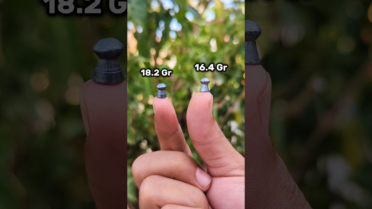 Which Airgun Pellet Hits Harder? #heat