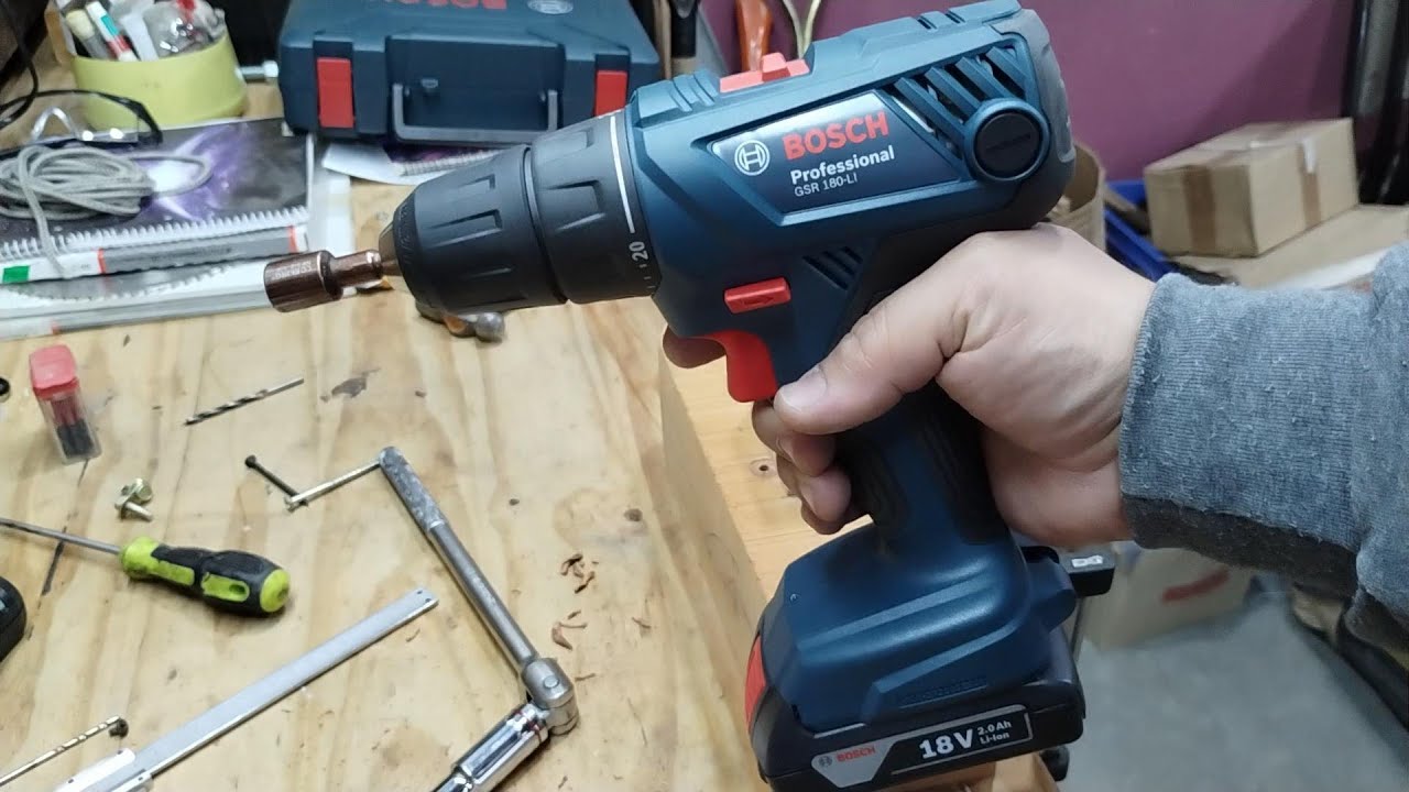 Taladro atornillador inalámbrico de 13mm Bosch GSR 180-LI 18V - Parte 2