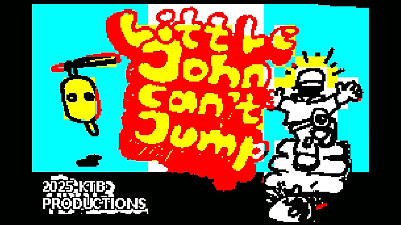 LITTLE JOHN CAN'T JUMP - 48K ZX Spectrum game! Longplay! - DVDfeverGames