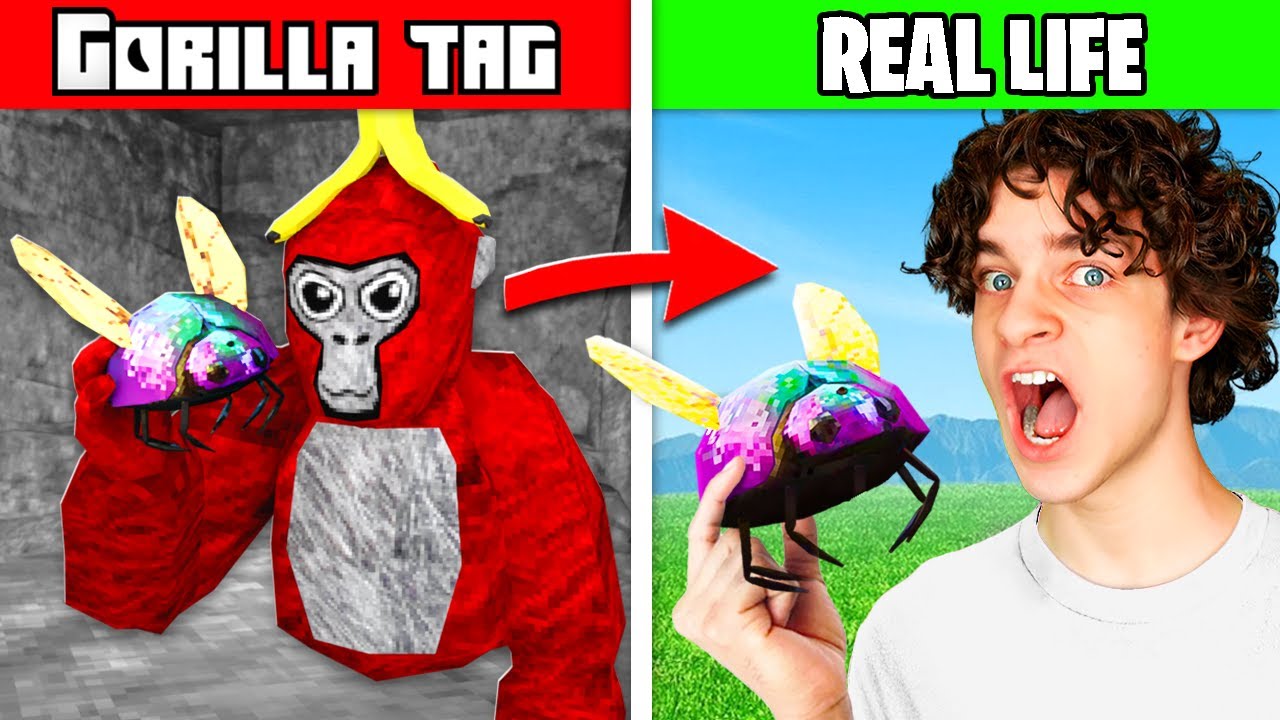 We Ate EVERY Gorilla Tag Food In Real Life...