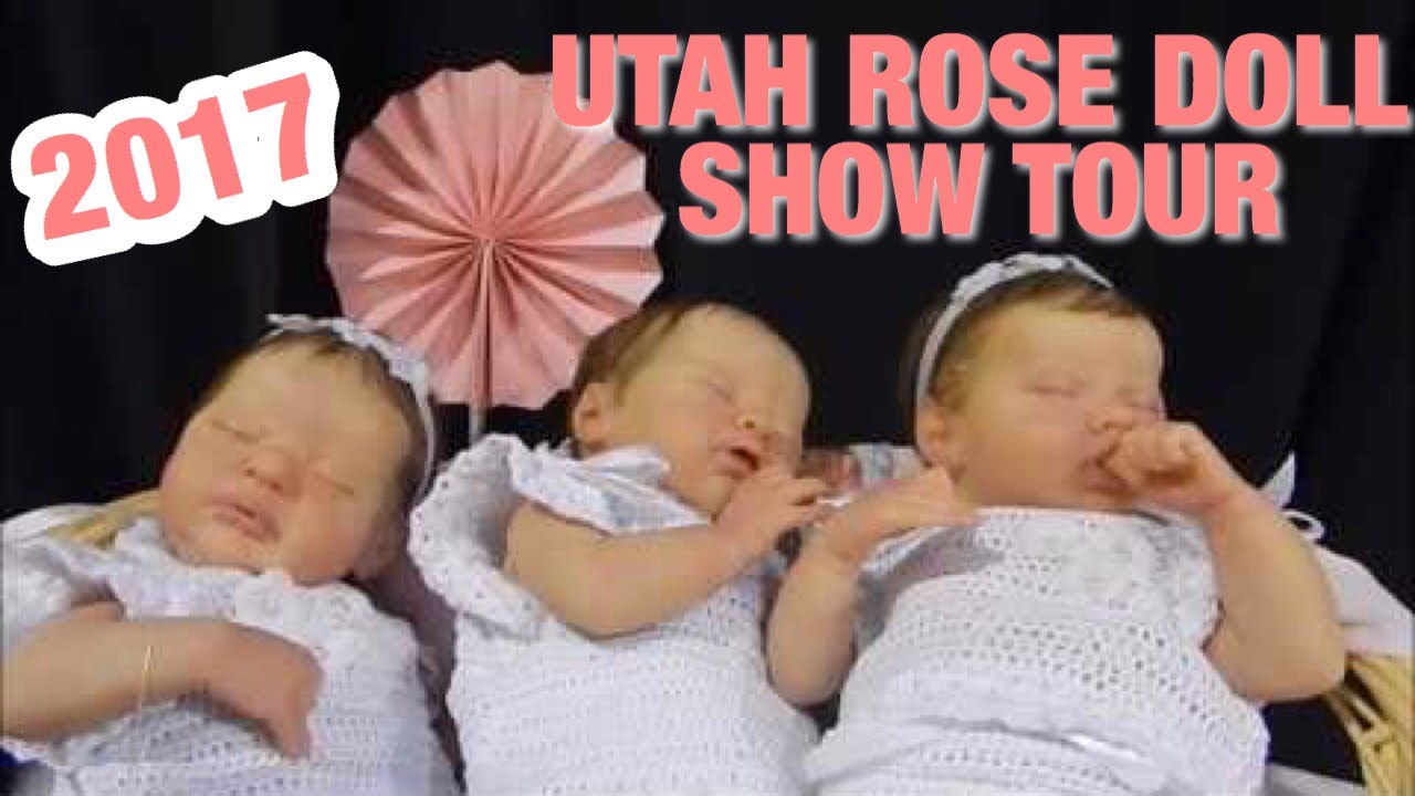 At The 2017 Rose Doll Show in Utah! Lots of Reborn and Silicone Babies!!