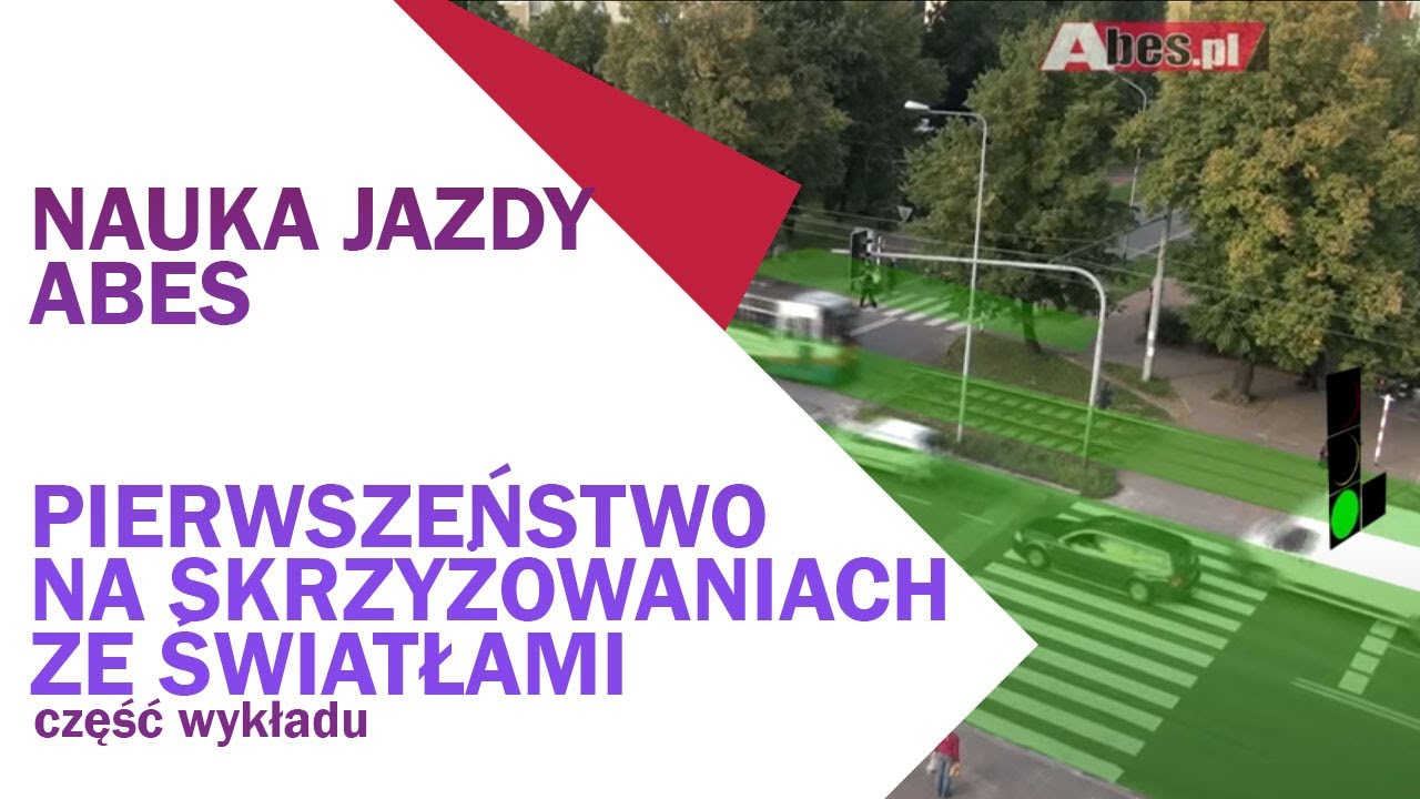 pierwszeństwo na skrzyżowaniach ze światłami