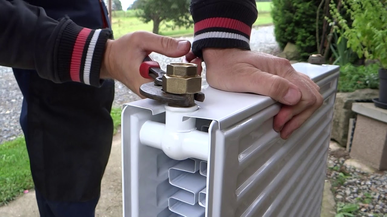 Výměna radiátoru - Heating radiator replacement