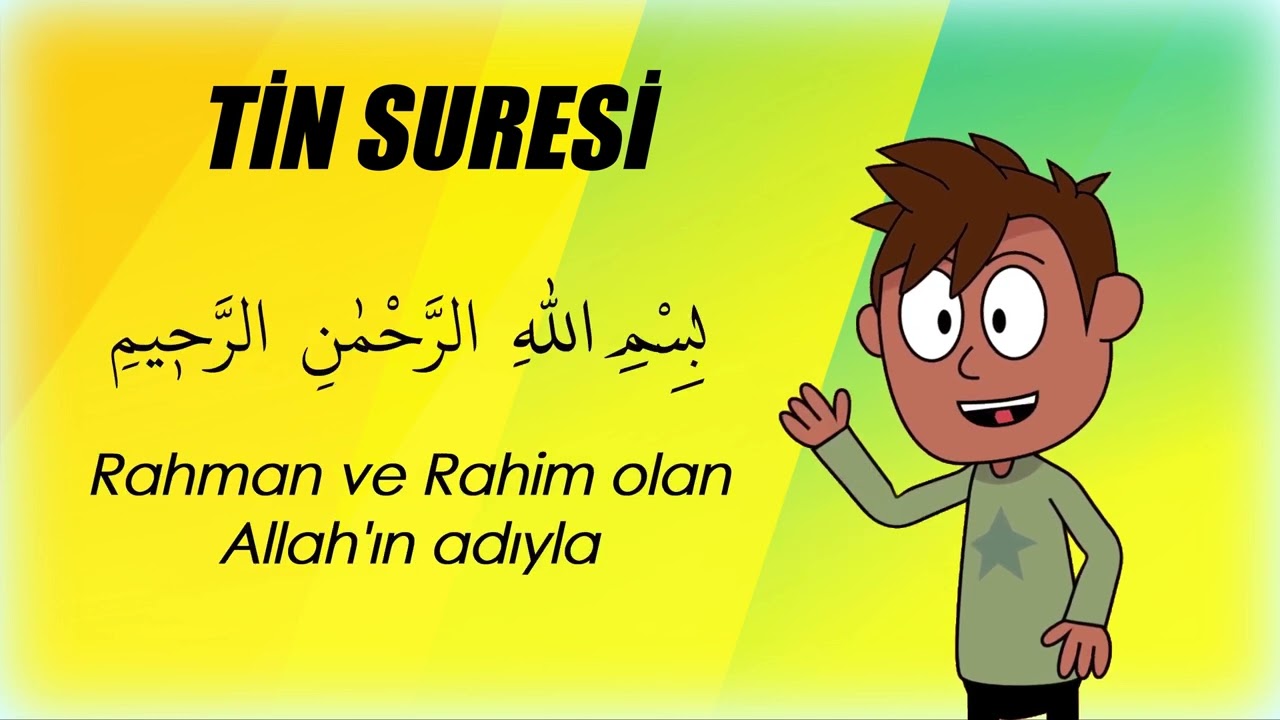 &Ccedil;ocuklar i&ccedil;in Tekrarlı Tin Suresi @muhammedaydn